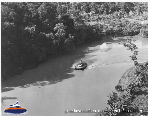 SRN5 in the Tropics -  (credit: The <a href='http://www.hovercraft-museum.org/' target='_blank'>Hovercraft Museum Trust</a>).
